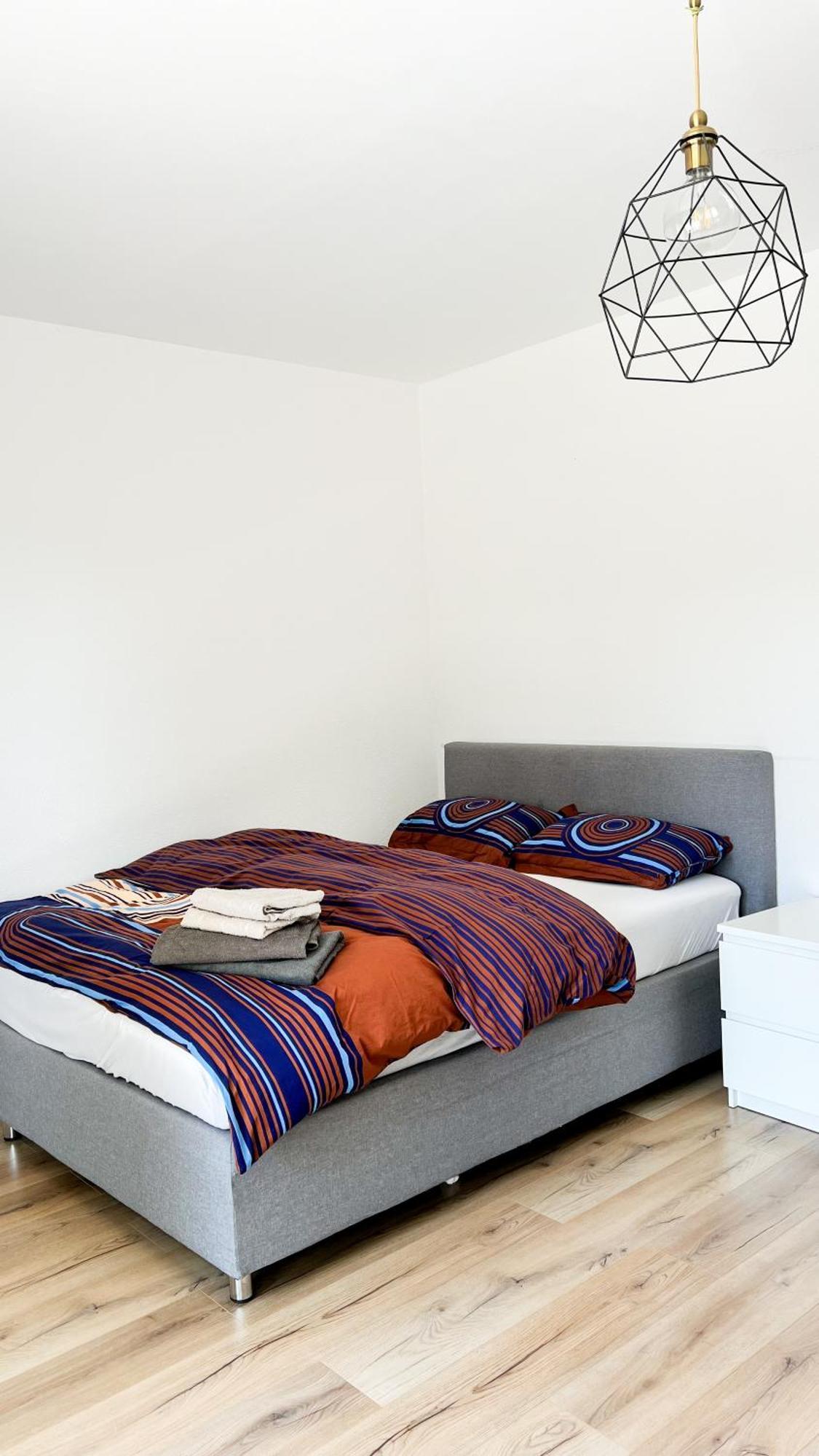 2 Zkb Apartment In Mannheim Kueche - Parken - Grosser Tv Luaran gambar